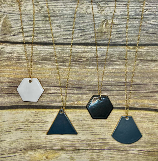 Ceramic Pendant Necklace Collection
