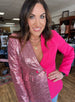 Sequin Hot Pink Blazer