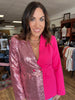 Sequin Hot Pink Blazer