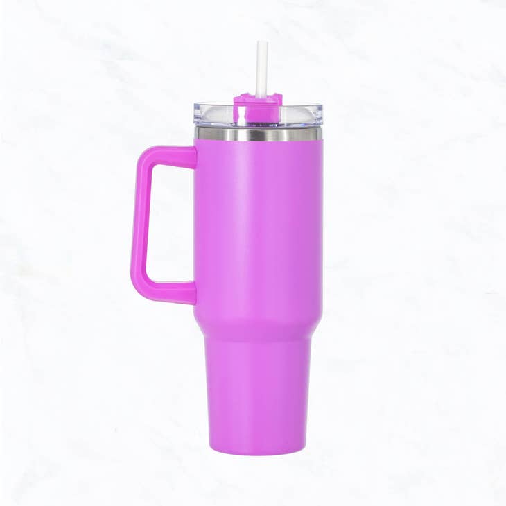 40oz Stainless Tumbler with Handle