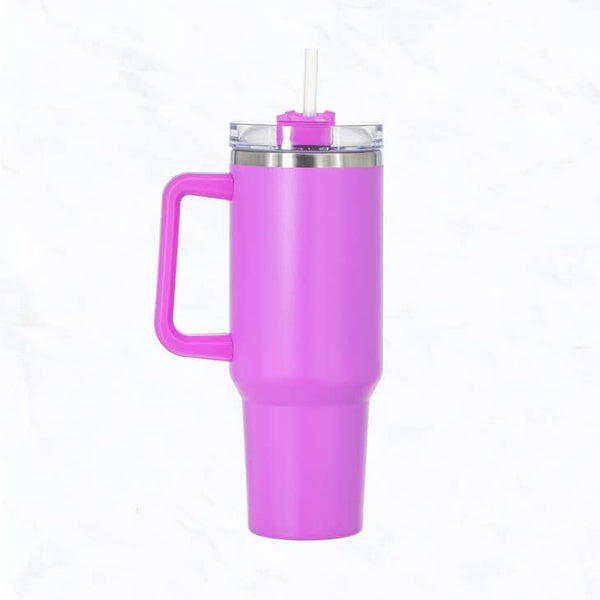 40oz Stainless Tumbler with Handle