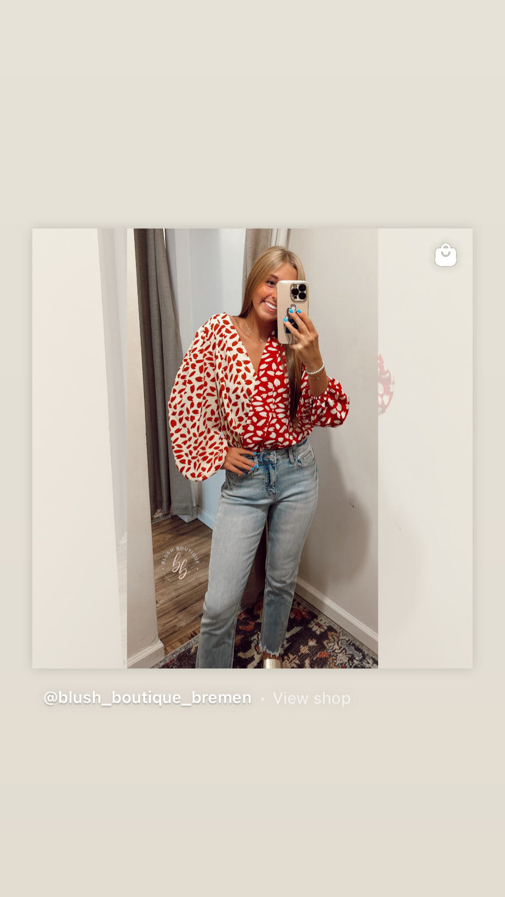Red Designed Bodysuit