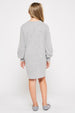 KIDS BALLOON SLEEVES SWEATER DRESS