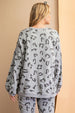 Leopard Terry Knit Pants