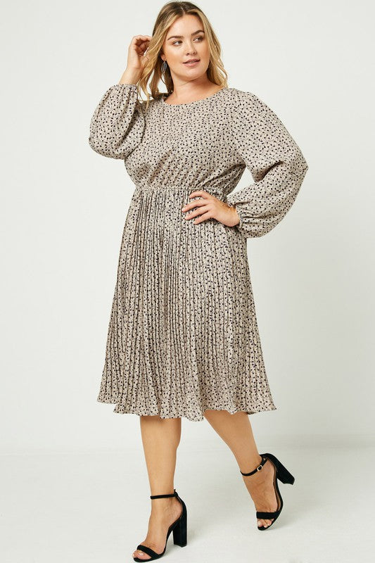 Ditsy Print Dress