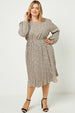 Ditsy Print Dress