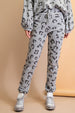 Leopard Terry Knit Pants