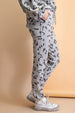 Leopard Terry Knit Pants