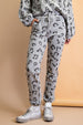 Leopard Terry Knit Pants