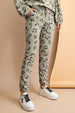 Leopard Terry Knit Pants