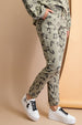 Leopard Terry Knit Pants