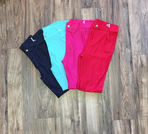 Curvy Jeggings, Multiple Colors - Blush Boutique Bremen