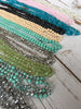 Colored Glass Bead & Knotted Thread Necklace (60"), Multiple Colors - Blush Boutique Bremen