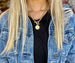 Pearl Toggle Initial Necklace