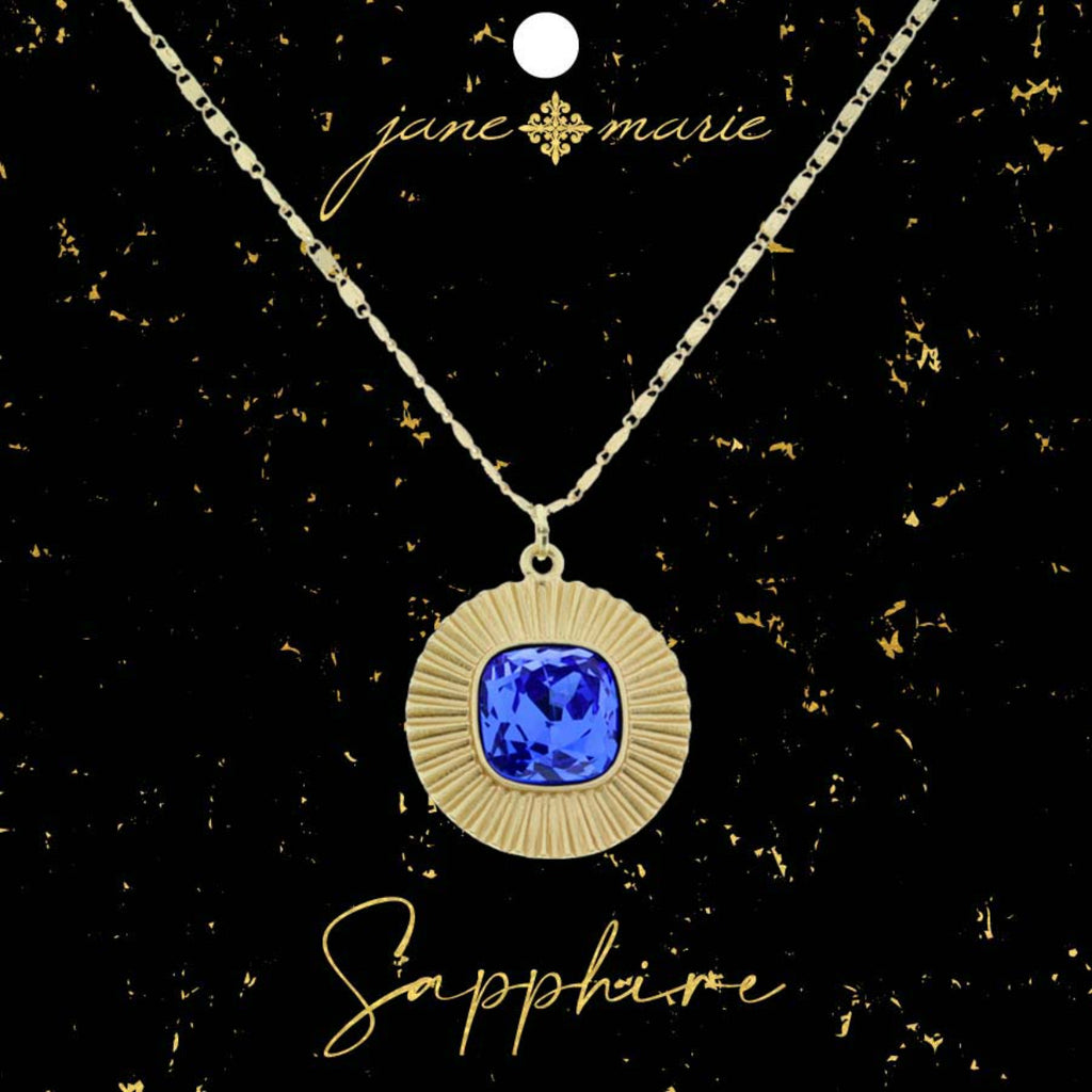 Birthstone Pendant Necklace