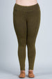 CURVY COLLECTION MINERAL WASH MOTO LEGGINGS - Blush Boutique Bremen