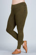 CURVY COLLECTION MINERAL WASH MOTO LEGGINGS - Blush Boutique Bremen
