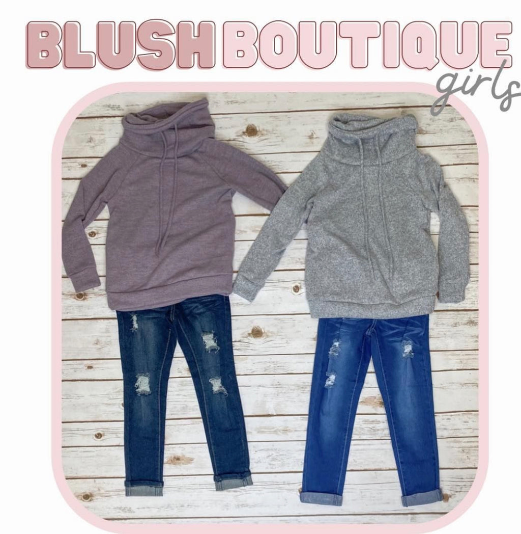 Girl’s Cowl Neck Tunic