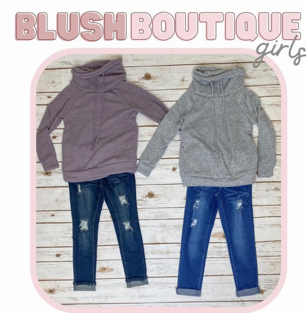 Girl’s Cowl Neck Tunic