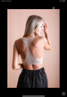 Seamless Front Lace Racerback Bralette