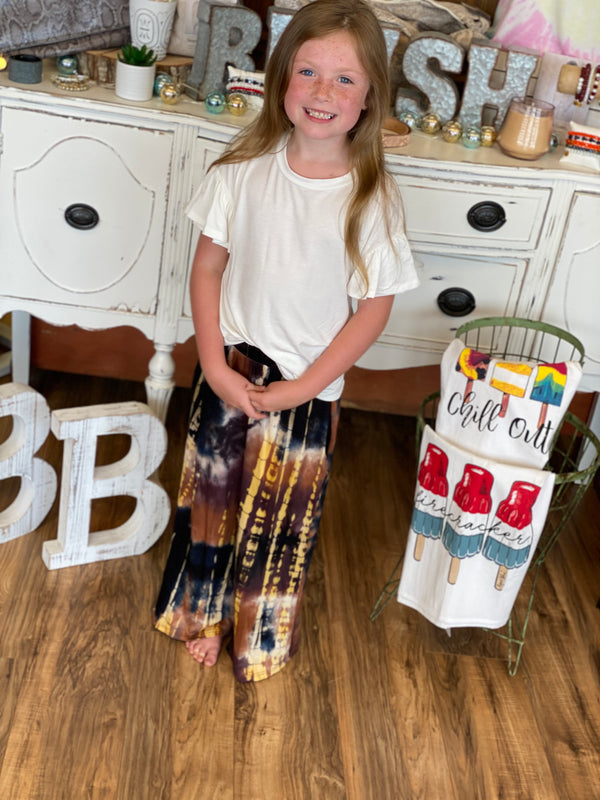 KIDS SIZE TIEDYE PANTS