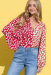 Red Designed Bodysuit