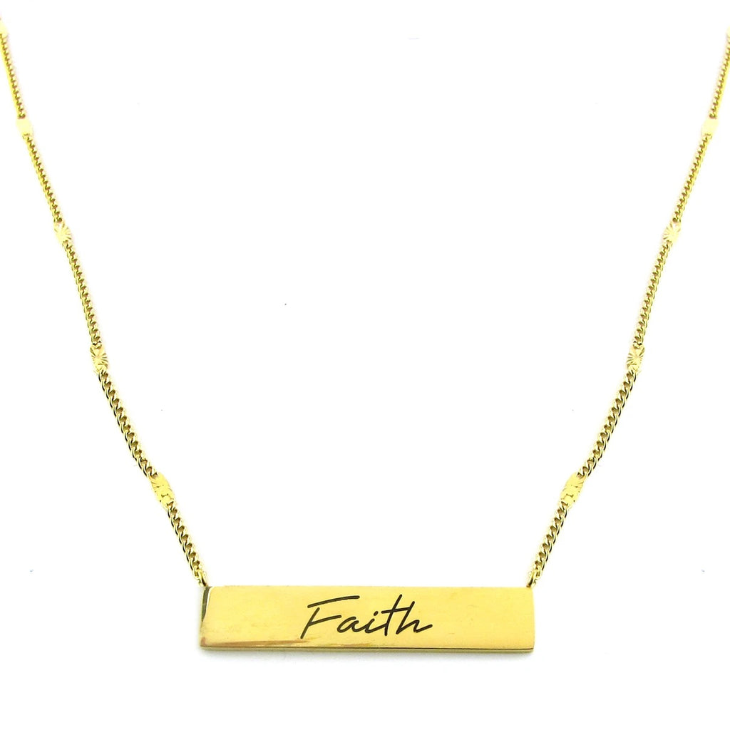 GOOD WORKS Have Faith Necklace